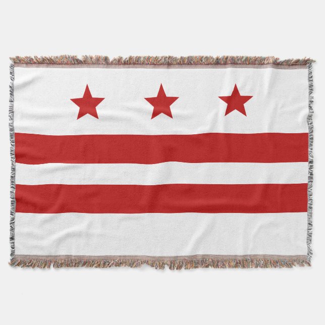 Manta Bandera de la ciudad de Washington D.C. (Anverso)
