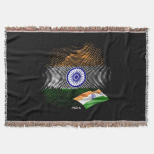 Manta bandera de la India