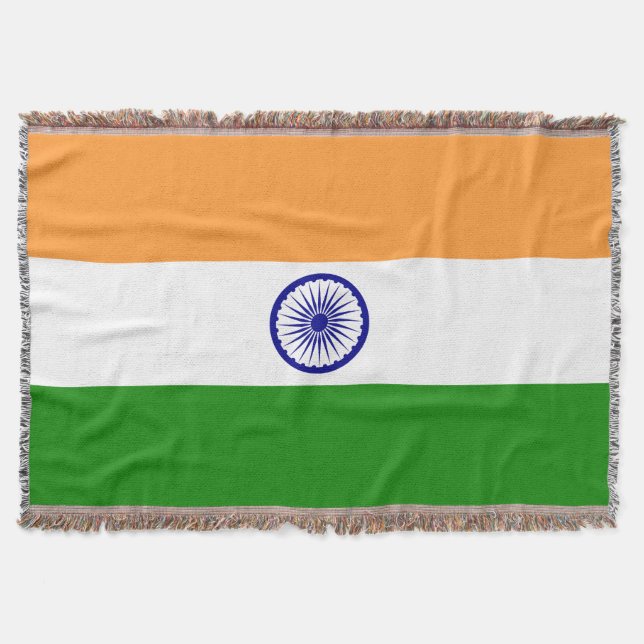 Manta Bandera de la India (Anverso)