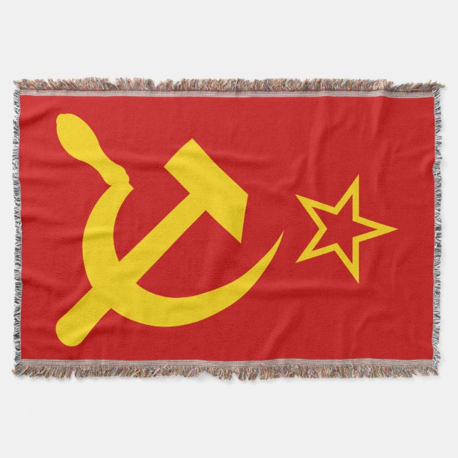 Manta Bandera de la URSS - Bandera de la Unión Soviética (Anverso)