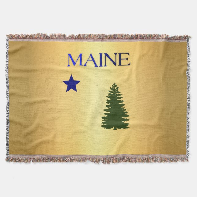 Manta Bandera de Maine 1901 (Anverso)
