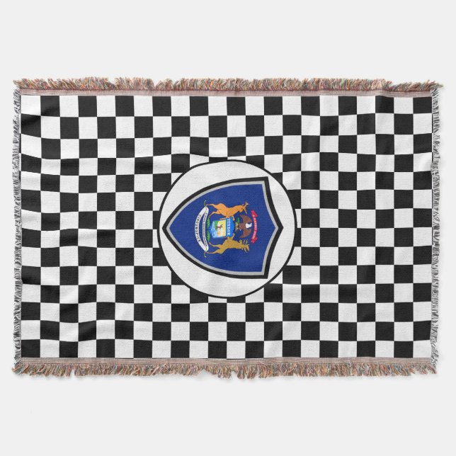 Manta Bandera de Michigan (Anverso)