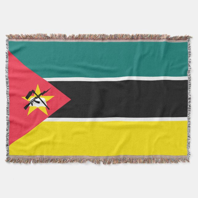 Manta Bandera de Mozambique (Anverso)