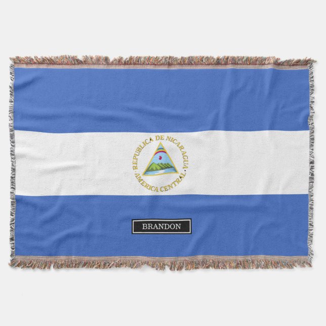 Manta Bandera de Nicaragua (Anverso)