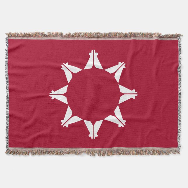 Manta Bandera de Oglala Lakota Sioux (Anverso)