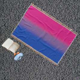 Manta Bandera de Orgullo Bisexual Gradiente – Bi Bandera