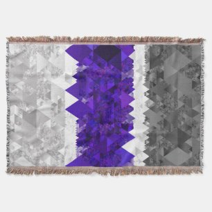Manta Bandera de orgullo Boho Geométrico Mod Retro Greyg