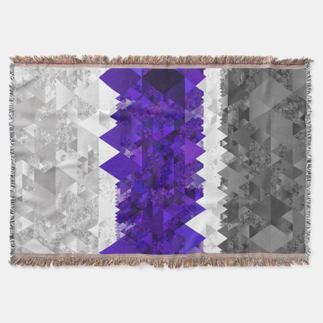 Manta Bandera de orgullo Boho Geométrico Mod Retro Greyg (Anverso)