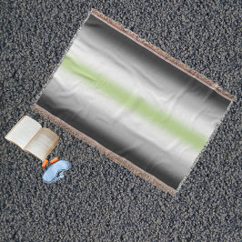 Manta Bandera de Orgullo de Agénero Gradiente