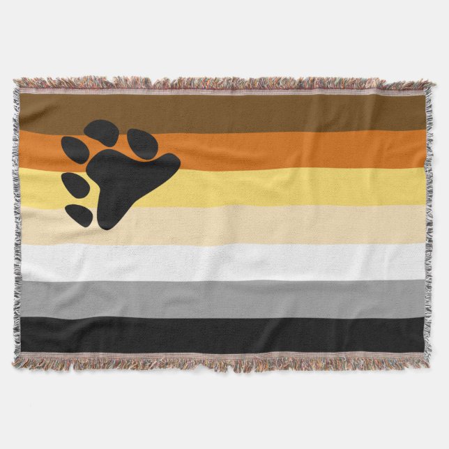 Manta Bandera de Orgullo de Osos (Anverso)