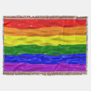 Manta Bandera de orgullo de SlipperyJoe's brillo líquido