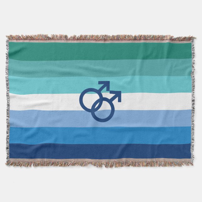 Manta Bandera de orgullo gay MLM (Anverso)