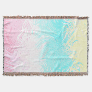 Manta Bandera de orgullo Genderflux abstracta boho swirl