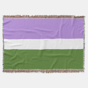 Manta Bandera de orgullo genderqueer de SlipperyJoe lava