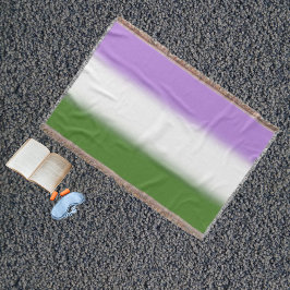 Manta Bandera de orgullo Genderqueer Gradiente – Bandera