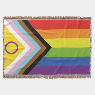 Manta Bandera de orgullo intersexual de SlipperyJoe's fo