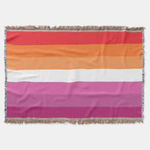 Manta Bandera de orgullo lésbico