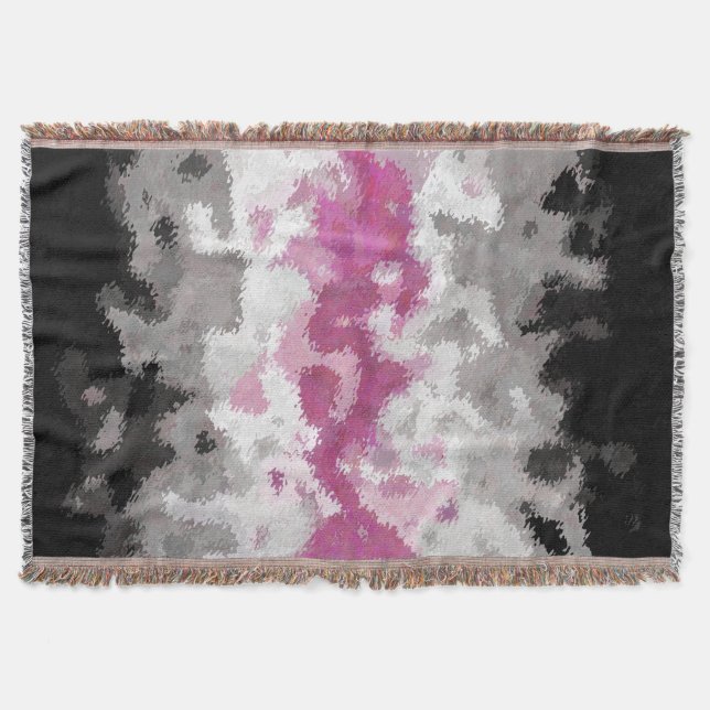 Manta Bandera de orgullo librafemenina abstracta (Anverso)
