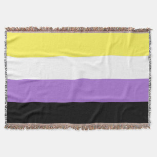 Manta Bandera de Orgullo no binaria