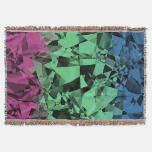 Manta Bandera de orgullo polissexual groovy ecléctica re