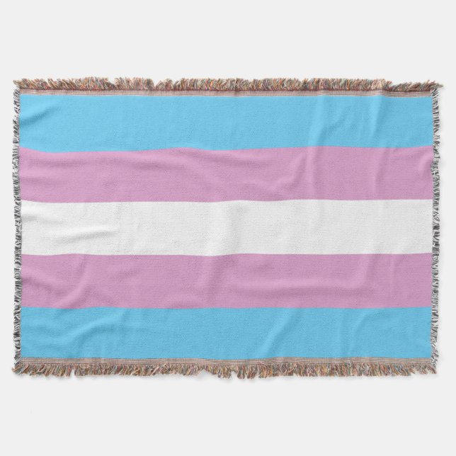 Manta Bandera de Orgullo Trans (Anverso)