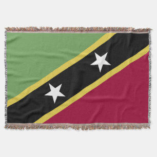 Manta Bandera de Saint Kitts y Nevis