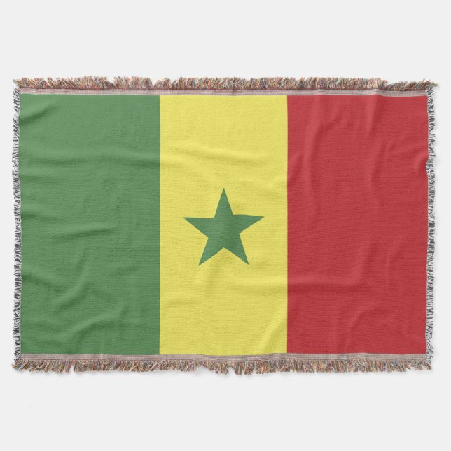 Manta Bandera de Senegal (Anverso)