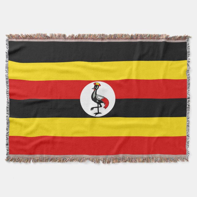 Manta Bandera de Uganda (Anverso)