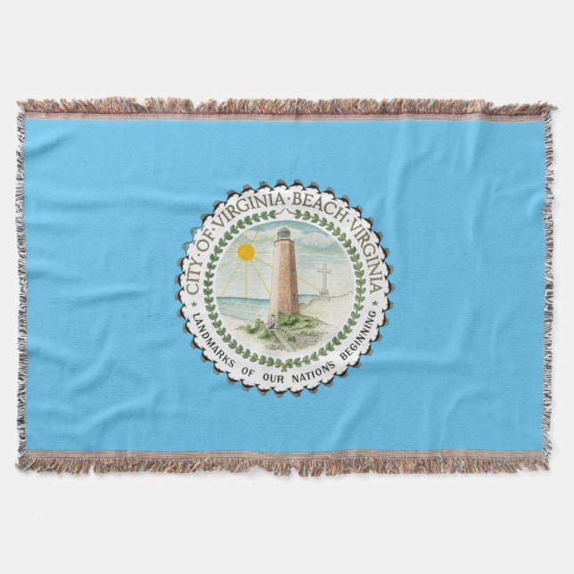 Manta Bandera de Virginia Beach (Anverso)