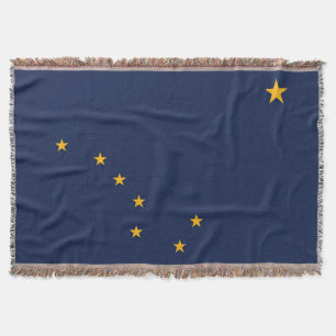 Manta Bandera del estado de Alaska Imprimir Patriótico