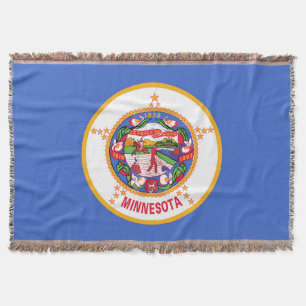 Manta Bandera del estado de Minnesota Imprimir Patriótic