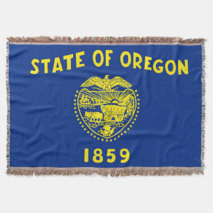 Manta Bandera del Estado de Oregon Imprimir Patriótico