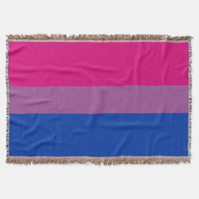 Manta Bandera del Orgullo Bisexual (Anverso)