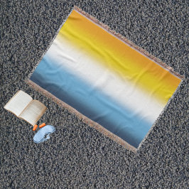 Manta Bandera del Orgullo de AroAce gradiente - Bandera 