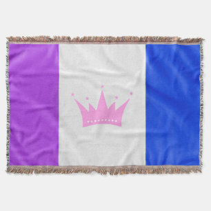 Manta bandera del orgullo de la cultura drag de Slippery