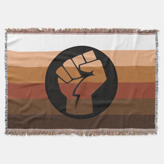 Manta Bandera del Orgullo de las POC (Anverso)