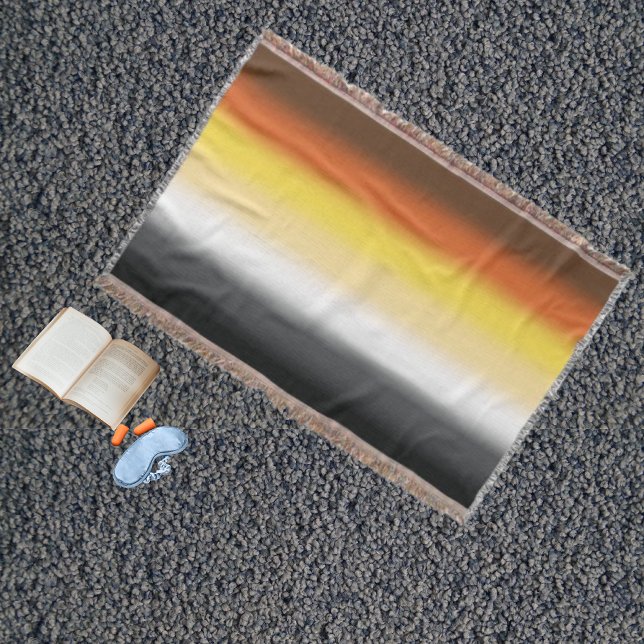 Manta Bandera del Orgullo del oso gay degradado - Bander (Subido por el creador)