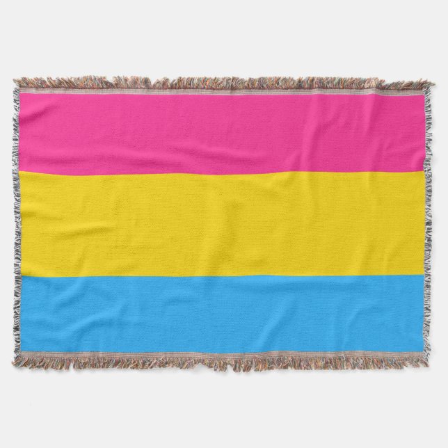 Manta Bandera del Orgullo Pansexual (Anverso)
