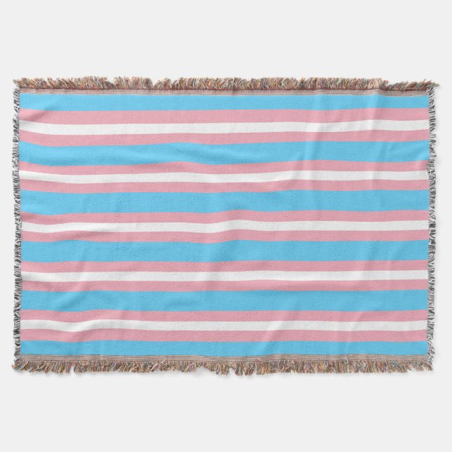 Manta Bandera del Orgullo Trans (Anverso)