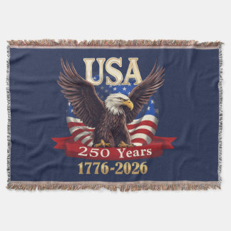 Manta Bandera estadounidense patriótica 250º 1776-2026 Á