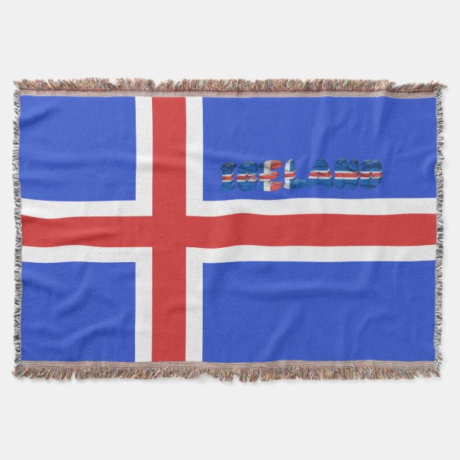 Manta Bandera islandesa (Anverso)