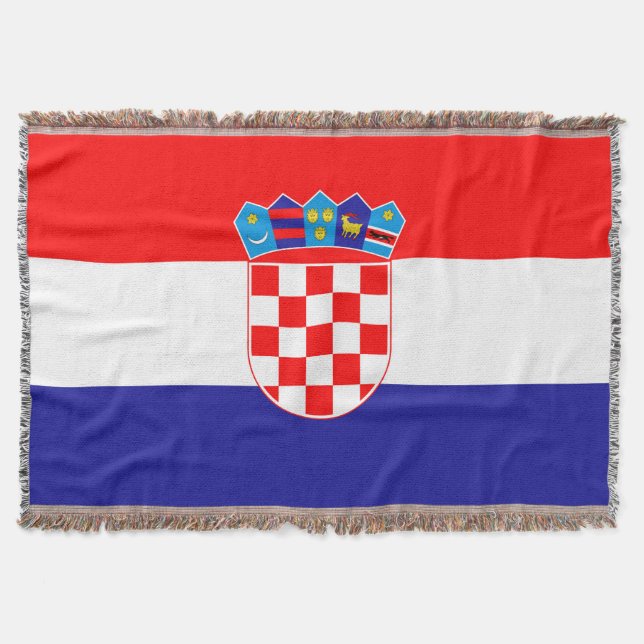 Manta Bandera nacional de Croacia Zastava Hrvatske (Anverso)