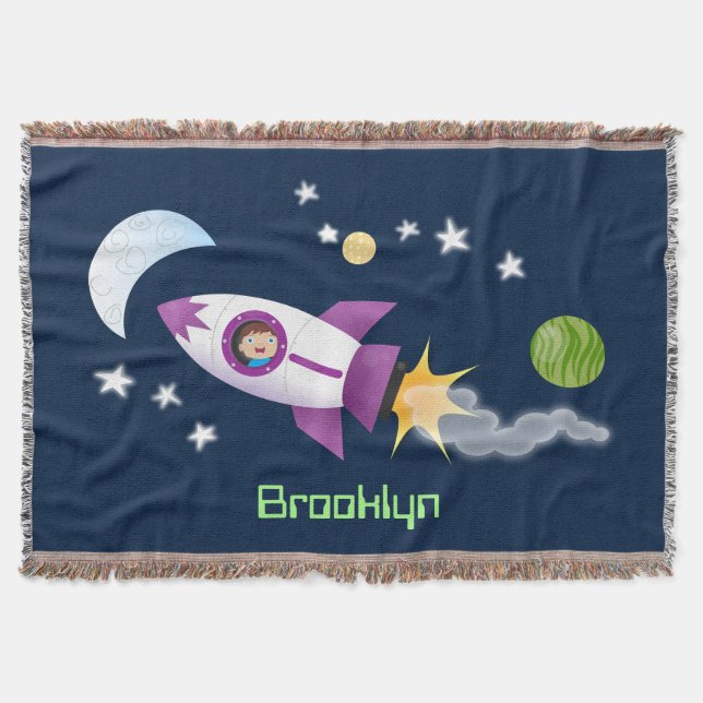 Manta Barco de cohetes en ilustracion de personalizado e (Anverso)