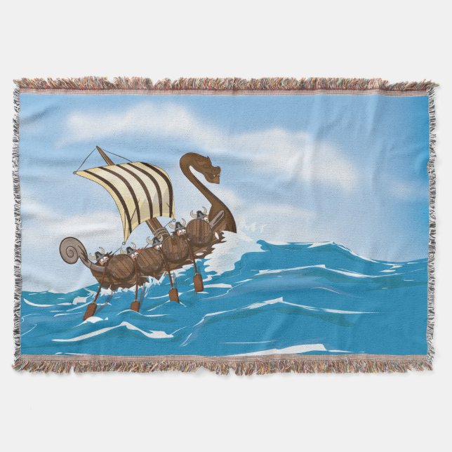 Manta Barco Vikingo (Anverso)