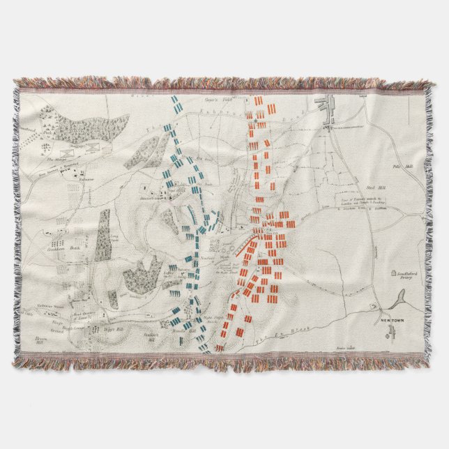 Manta Batallas antiguas de Newbury y la guerra civil (Anverso)