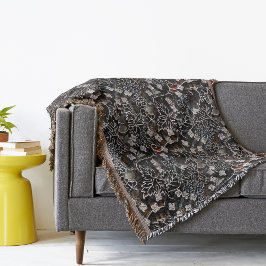 Manta Batik Trusmi Cirebon Throw Blanket