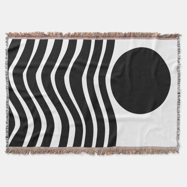 Manta Bauhaus Resumen Throw Blanket (Anverso)