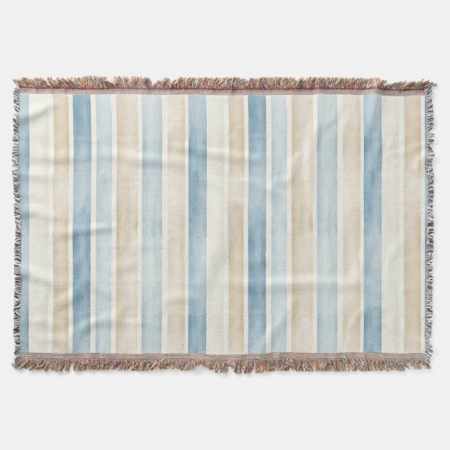 Manta Beach Blue Cream Stripes (Anverso)