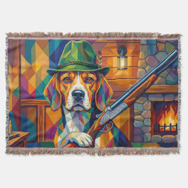 Manta Beagle Jäger Pop Art – Moderner Jagdhund