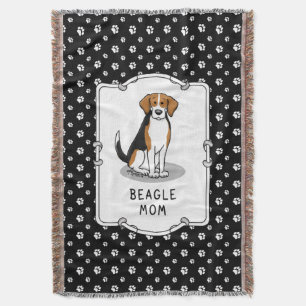 Manta Beagle Mom (tres colores 3) Perro Cute Dog Mom